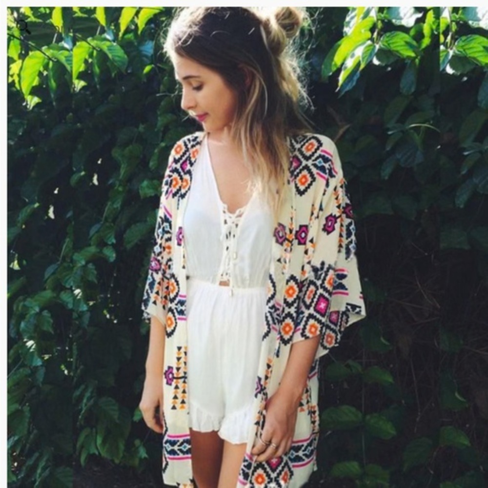 Spool72 | The Sadie Duster | Beautiful Aztec Print | Size Large